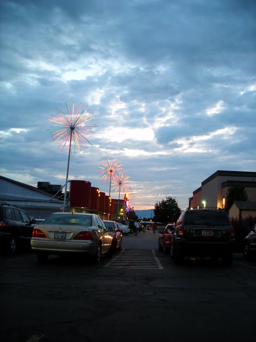 50 Year Old Fireworks in Provo: NIKON COOLPIX L3 1/4 sec f 3.2 Flash: Not Fired 53 50 Year Old Fireworks in Provo