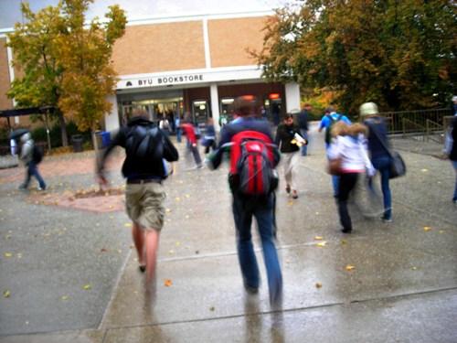 Running Through the Rain: NIKON COOLPIX L3 1/9 sec f 3.2 Flash: Not Fired 50 Running Through the Rain