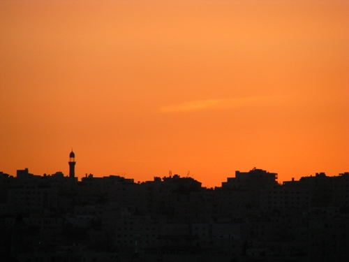 Amman Sunset V: Canon Canon PowerShot SX100 IS 1/400 sec f 4.3 Flash: Not Fired 160 Amman Sunset V