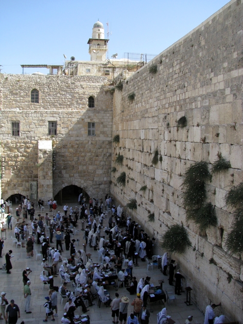 The Wailing Wall: Canon Canon PowerShot SX100 IS 1/400 sec f 4 Flash: Not Fired 80 The Wailing Wall