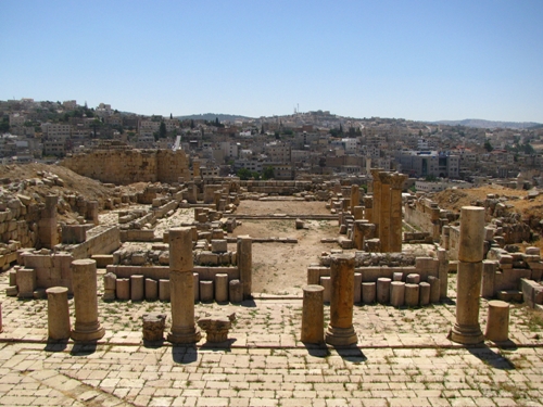 View from the ruins