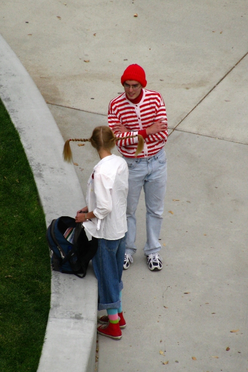 Costumes on campus
