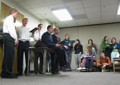 Ward prayer singing