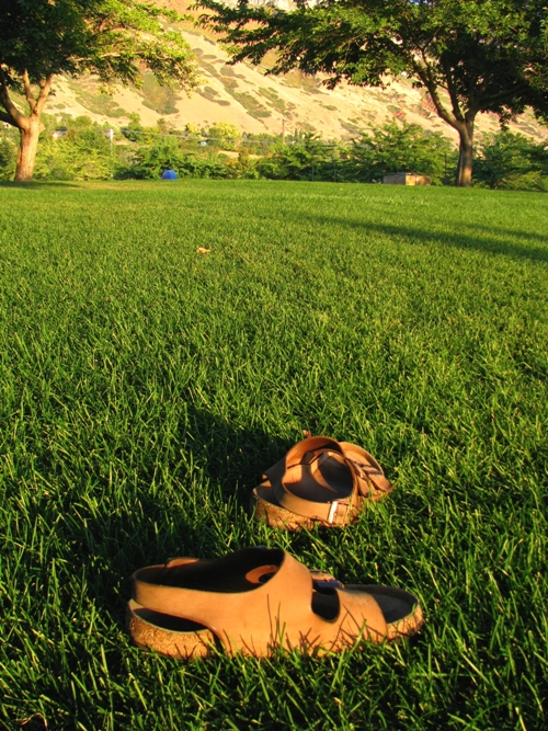 Running barefoot