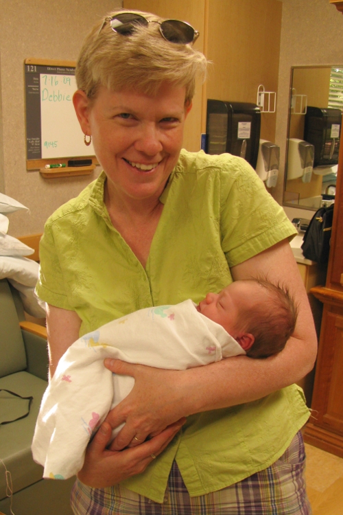 Mother and grandchild