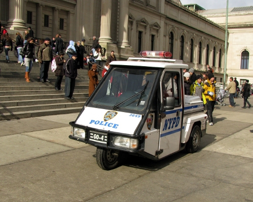 Police clown car