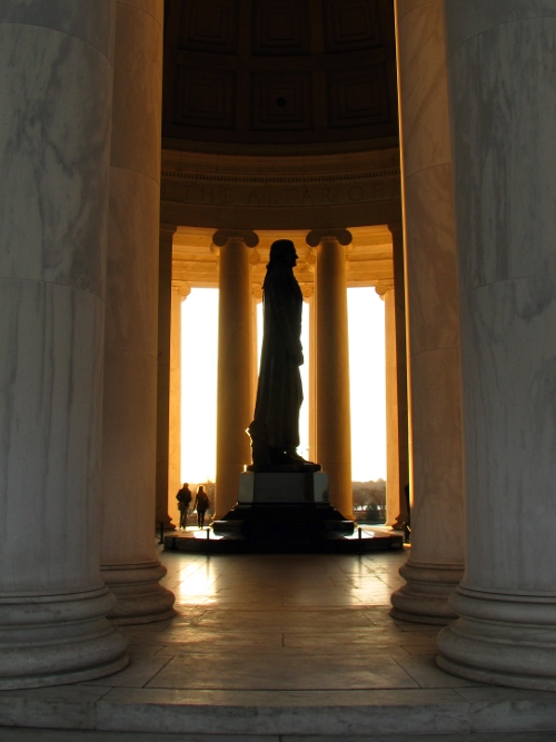 Jefferson at dusk: Canon Canon PowerShot SX100 IS 1/100 sec f 4 Flash: Not Fired 80 Jefferson at dusk