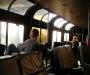 Sunrise Strikes the California Zephyr Observation Deck