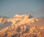 Snowy Autumn Sunset