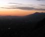Night falls over Utah Valley
