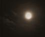 Moon and clouds