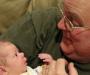 Grandfather and grandaughter
