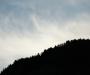 Clouds above the mountain