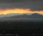 Murky sunset
