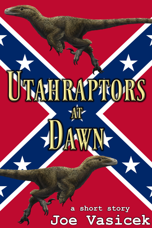 Utahraptors at Dawn (cover)